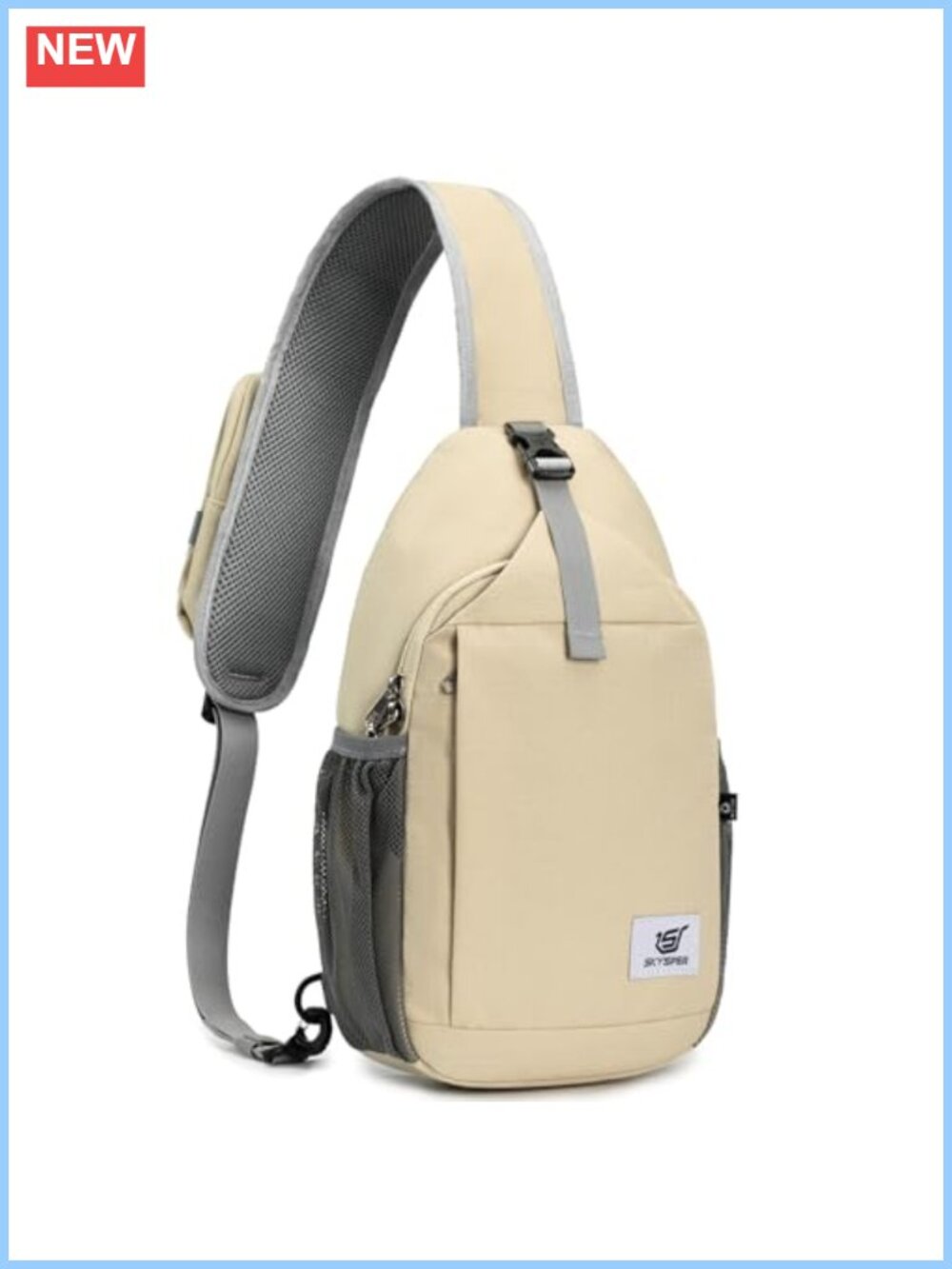 SKYSPER Recycled Polyester RFID Crossbody Sling Bag Anti-Theft